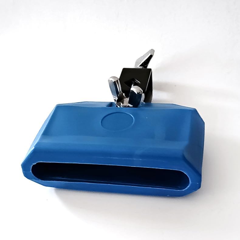 mocrcrel Plastic Musical Jam Block, Latin Percussion Instrument, Blue，Hand Percussion (Blue) - Image 2